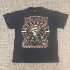VTG Grateful Dead Tee Shirt Medium Graphic Print Crewneck Cotton Deadhead Skulls